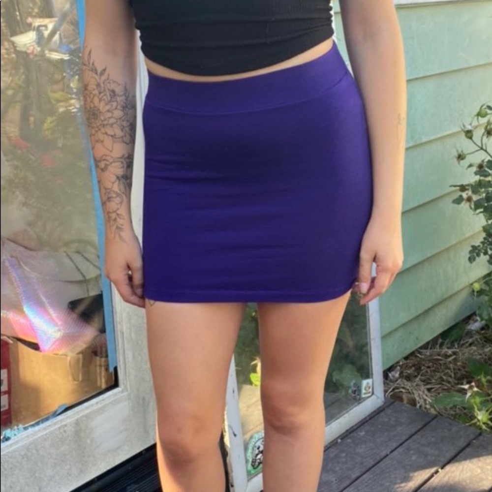 Purple Mini Skirt 💜⚡️